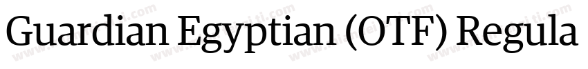 Guardian Egyptian (OTF) Regular字体转换